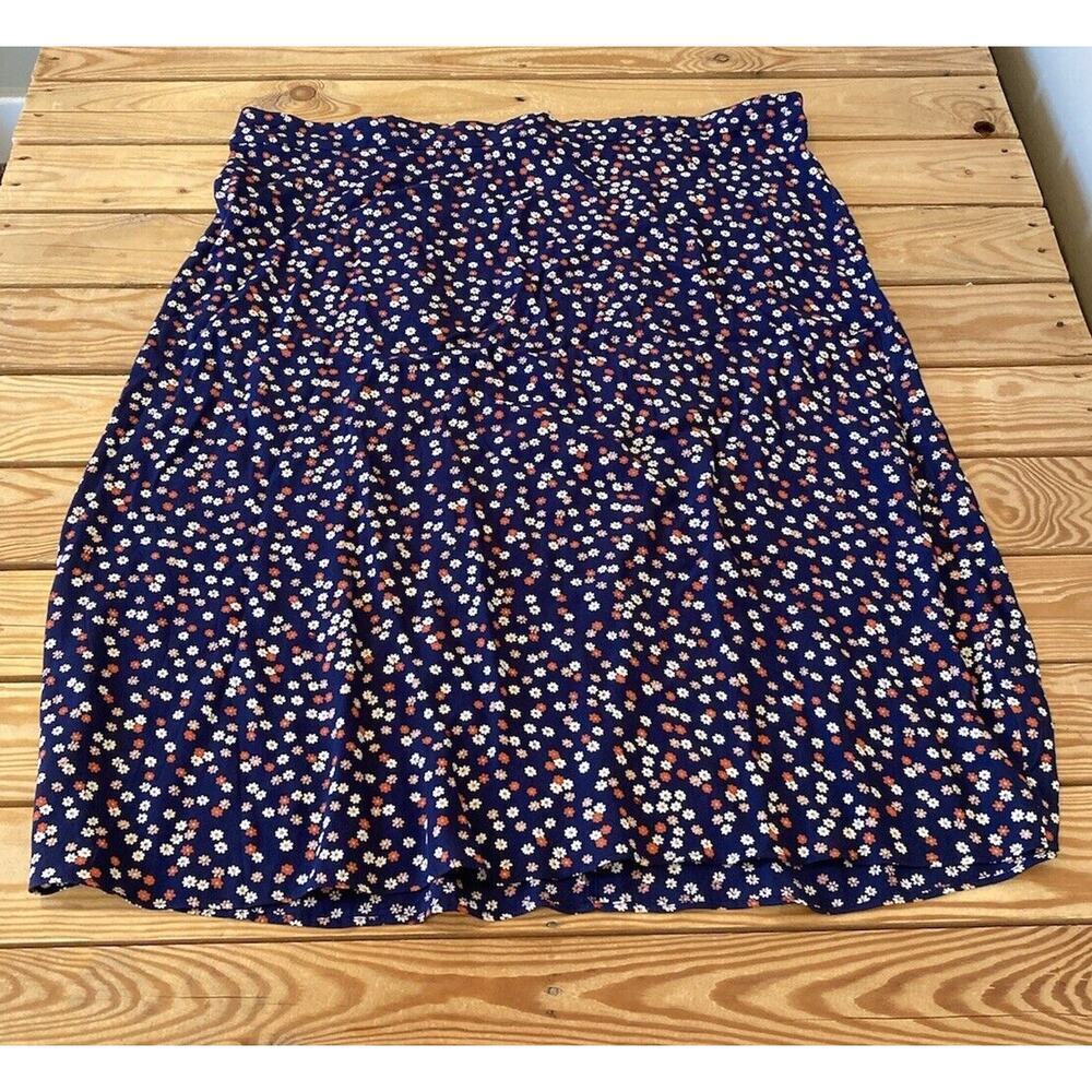 Madewell Floral Skirt Size 20 Women’s Blue